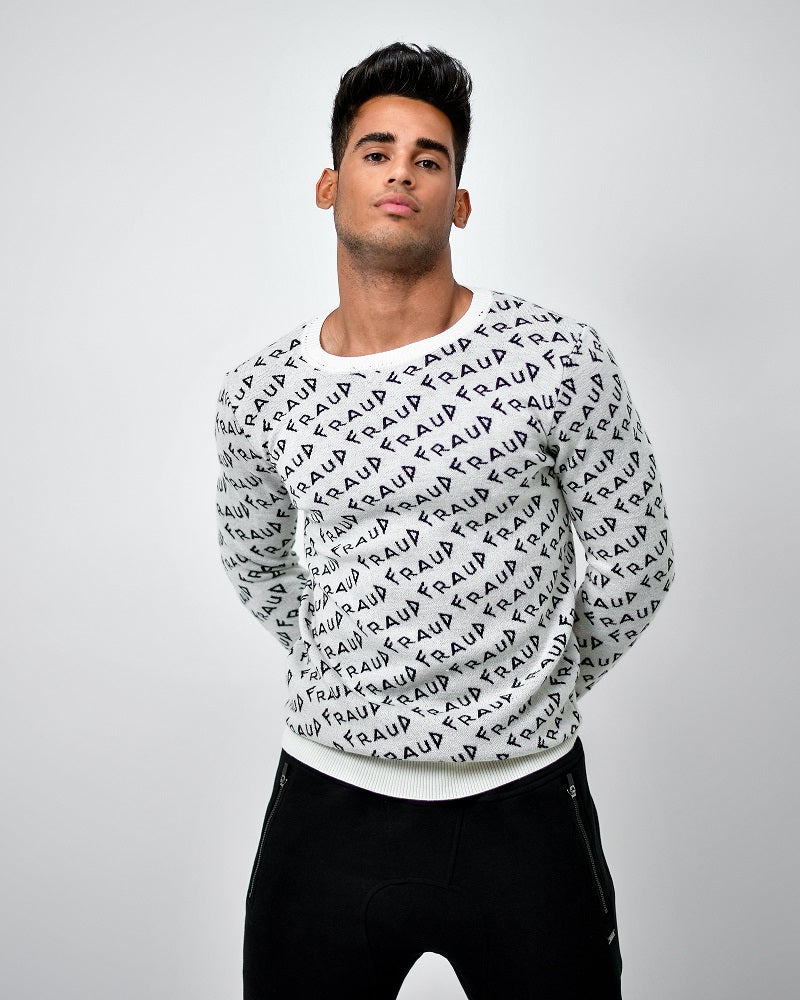 FRAUD collection sweater in wool blend