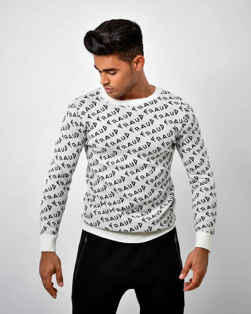 FRAUD collection sweater in wool blend